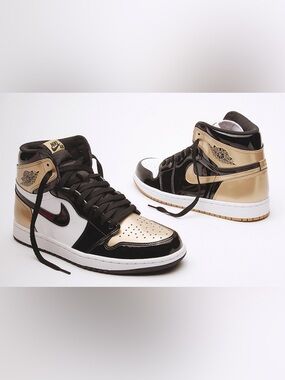 Nike Air Jordan 1 High Retro OG Gold Top 3 Complexion Sneakers